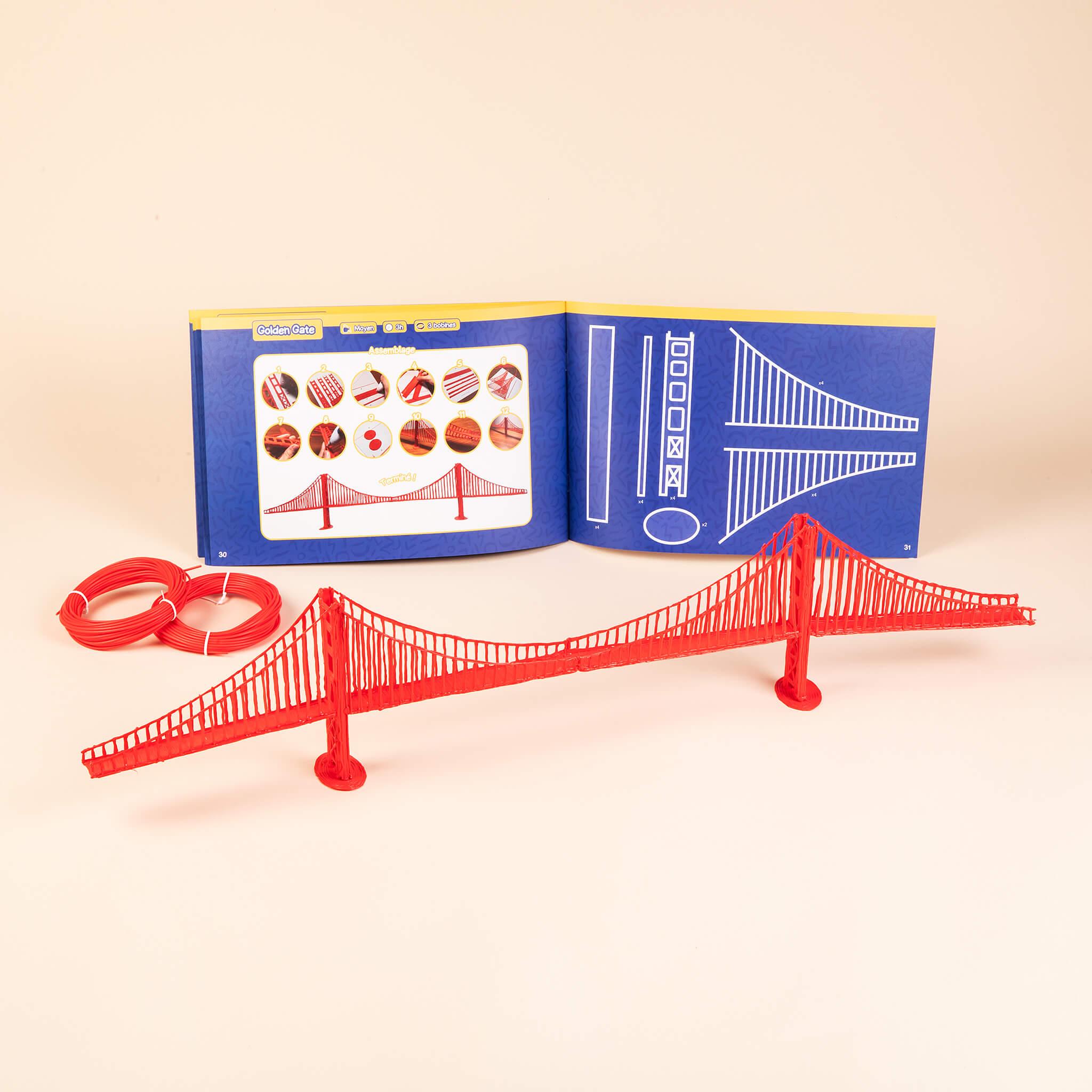 Libreta Experto 3D Pen'Up 3D, modelos para bolígrafo 3D