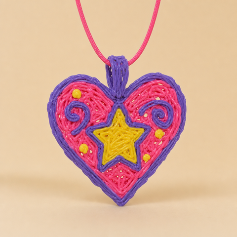 Pendentif cœur ou étoile