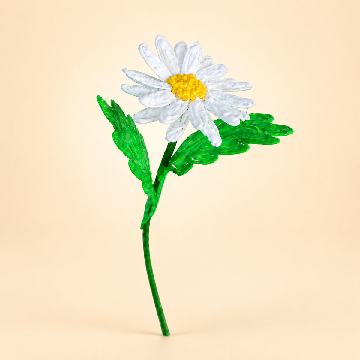 Margarita blanca realizada con el bolígrafo 3D Pen'Up con el Kit Floral