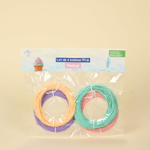 Pastel - lot de 4 bobines Fil'Up