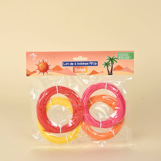 Soleil - lot de 4 bobines Fil'Up