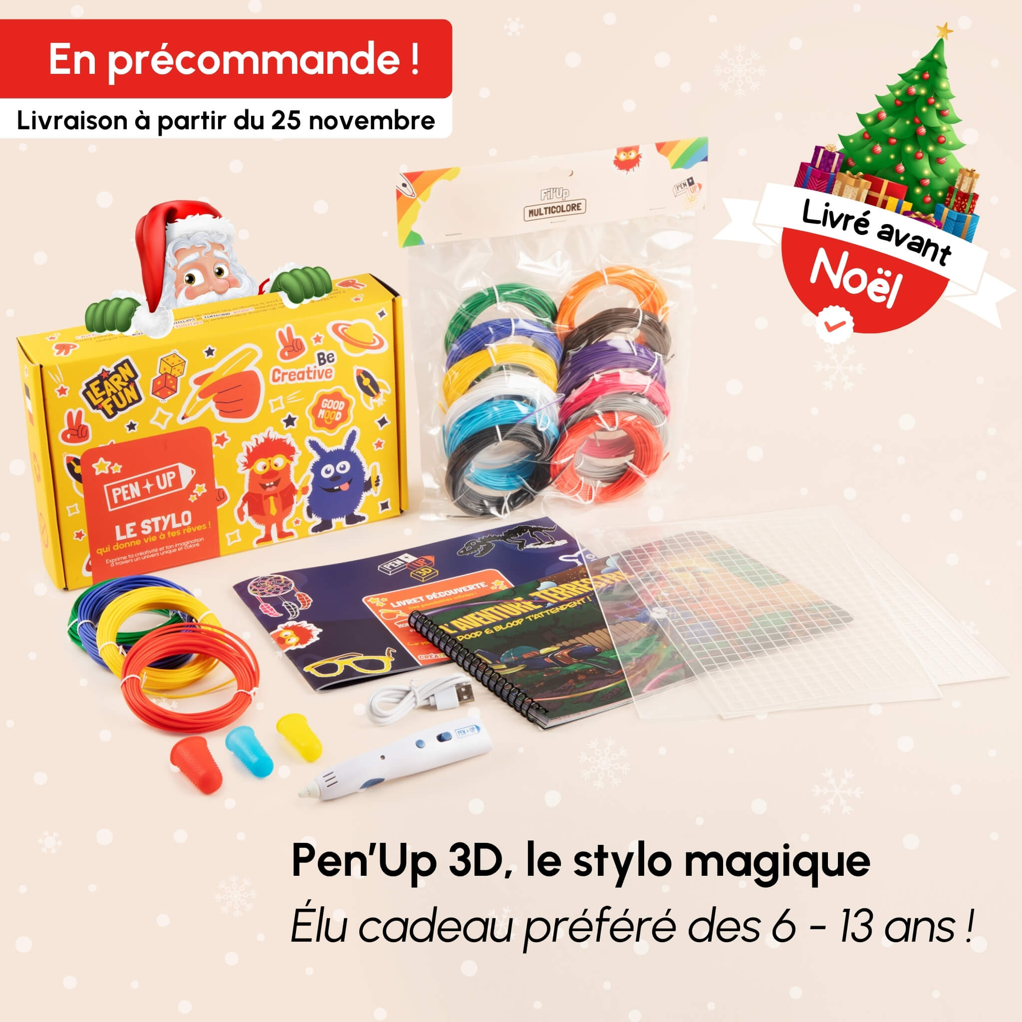 Pack Noël Pen'Up 3D