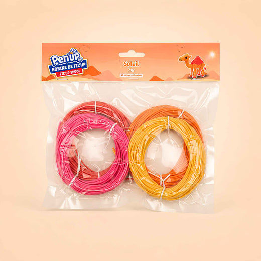 Soleil - lot de 4 bobines Fil'Up