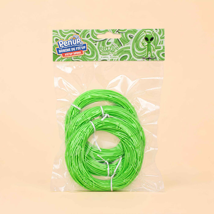 Bobines Fil'Up Vert fluo