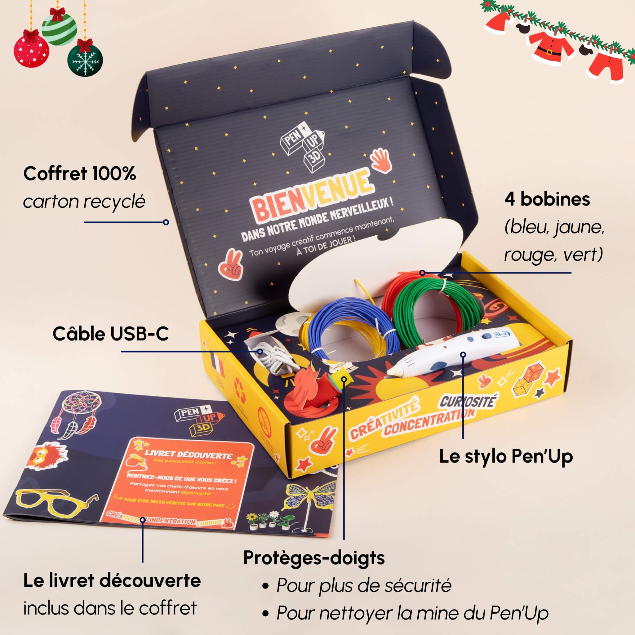 Pack Noël Pen'Up 3D