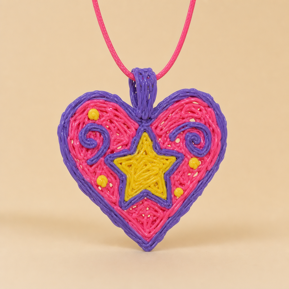 Pendentif cœur ou étoile