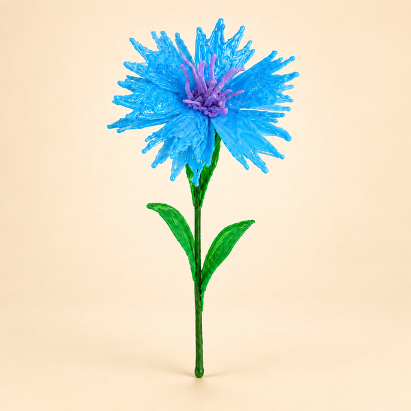 Bleuet réalisé au stylo 3D Pen'Up avec le Kit Floral