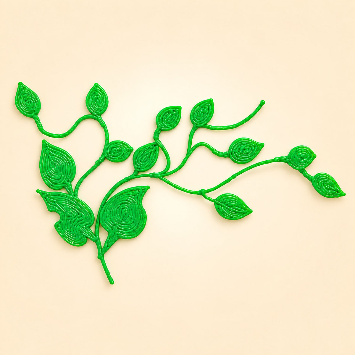 Follaje trepador realizado con el bolígrafo 3D Pen'Up con el Kit Floral