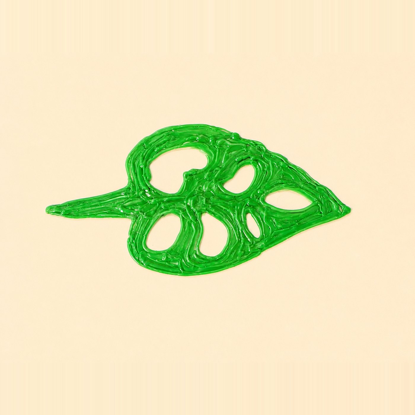 Feuille de monstera realise au stylo 3D Pen'Up
