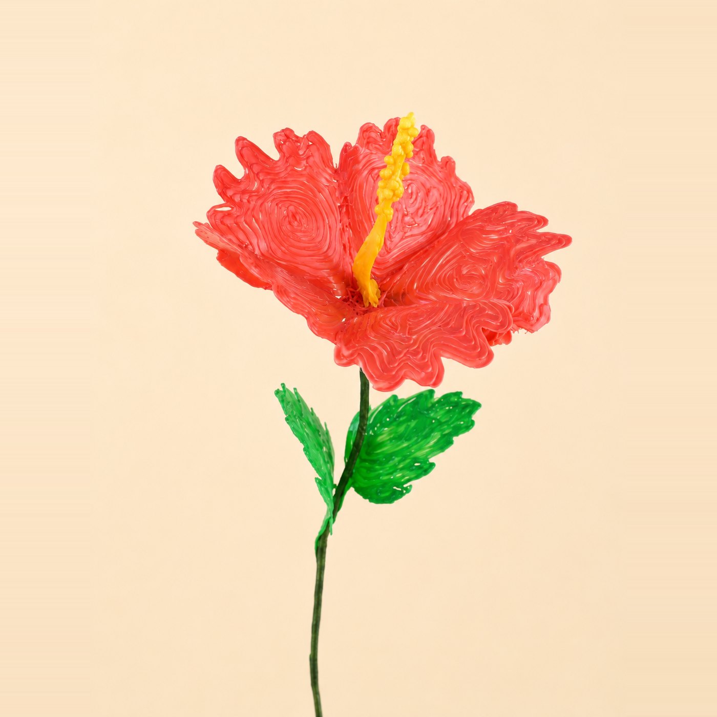 Hibiscus realise au stylo 3D Pen'Up