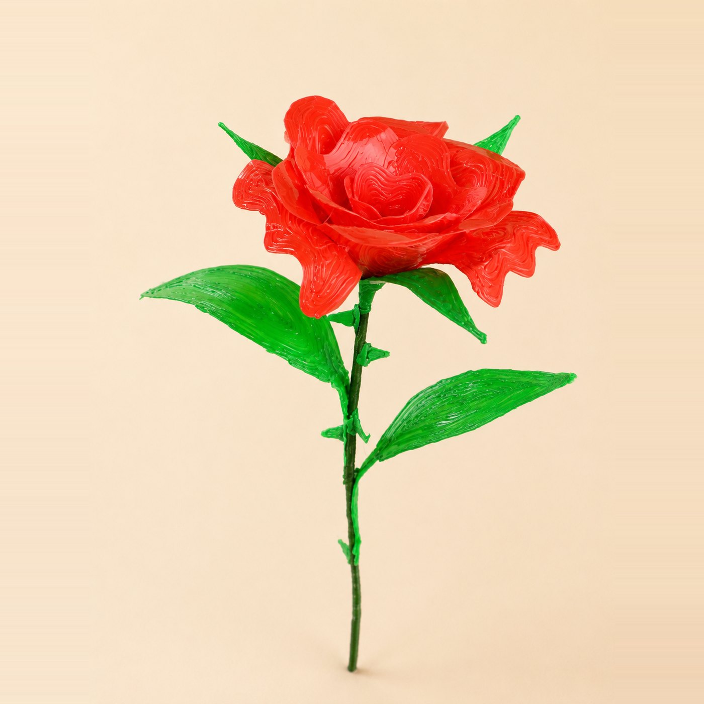 Rose realise au stylo 3D Pen'Up