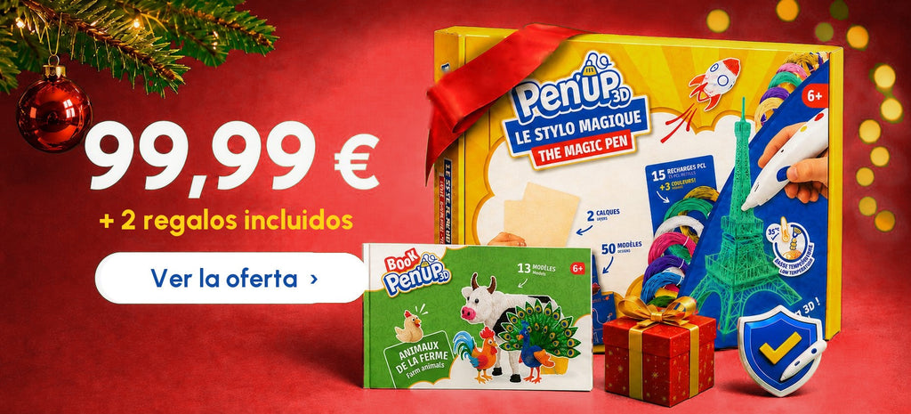 Oferta de Navidad: pack completo Pen'Up 3D por 99,99 € con 2 regalos de regalo